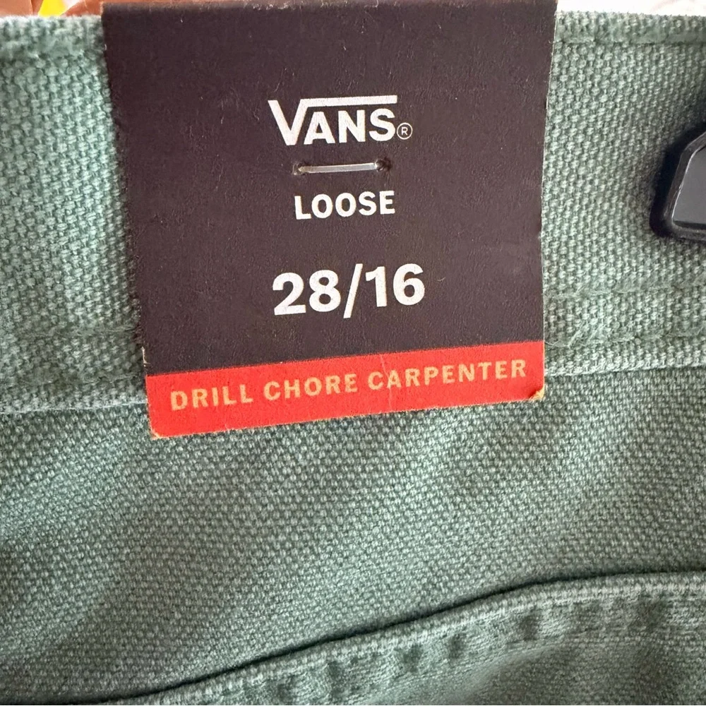 Vans Drill Chore‎ Carpenter loose fit Olive Green pants
